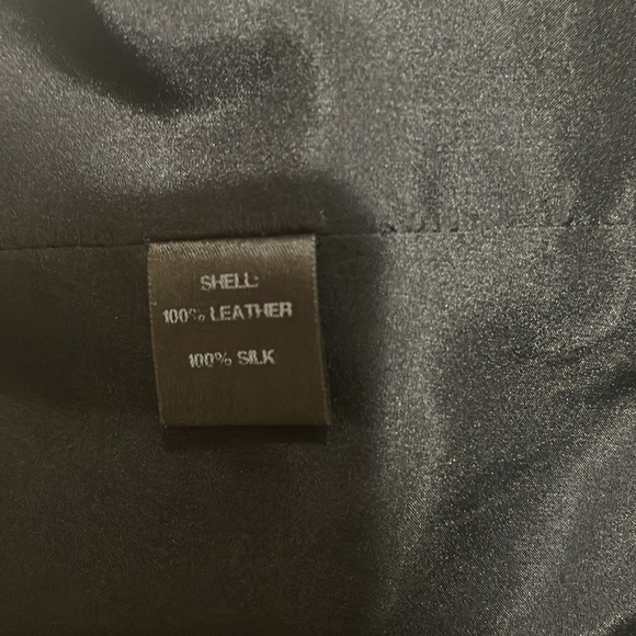 Jonathan Simkhai leather and silk top EUC - Picture 4 of 4